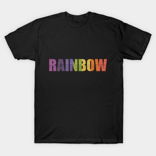 Rainbow T-Shirt by maredesign90